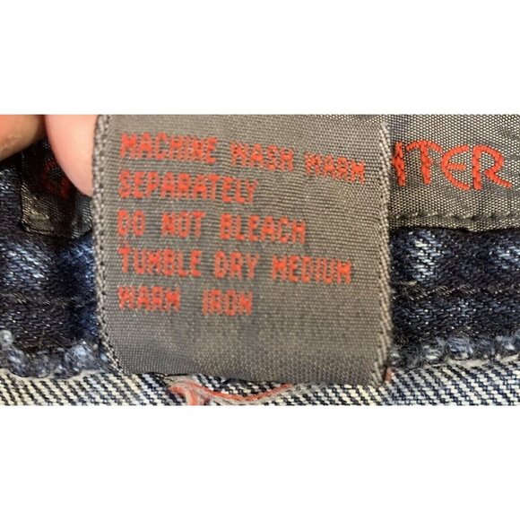 Geoffrey Hunter Women’s Sz 16W High Waist Pleated Jeans Blue Tapered Vintage 80s - Picture 9 of 12